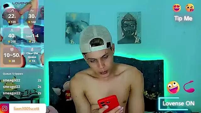 StripChat Liamscott_ is Freechat Liamscott_ — vibrate myass while I masturbate for you